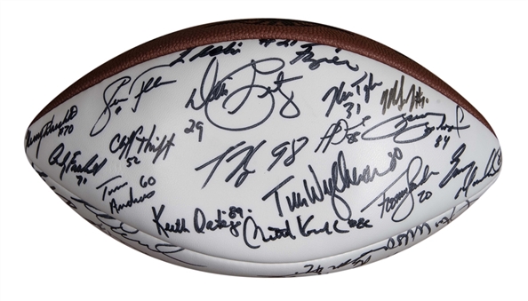 1985 Super Bowl XX Champion Chicago Bears Team Signed Ball With 47 Signatures Including Payton, Singletary & McMahon (PSA/DNA) 
